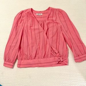 Pink Madewell blouse